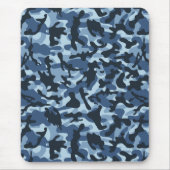 Blue Camouflage Muismat (Voorkant)