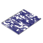 Blue Camouflage Notitieboek (Linkerzijde)
