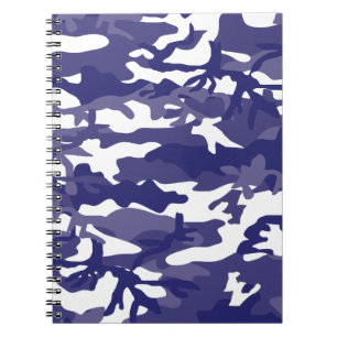 Blue Camouflage Notitieboek