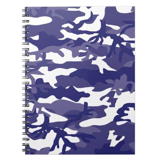 Blue Camouflage Notitieboek (Voorkant)