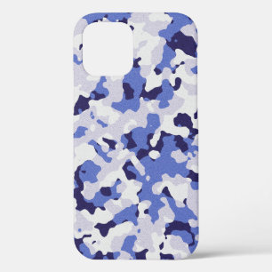 Blue camouflage patroonpatroon Hoesje-Mate iPhone Case-Mate iPhone Case