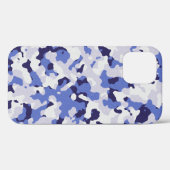 Blue camouflage patroonpatroon Hoesje-Mate iPhone Case-Mate iPhone Case (Achterkant (horizontaal))