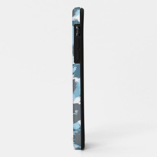 Blue Camouflage Pattern Case-Mate iPhone Case (Achterkant/links)