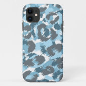 Blue Camouflage Pattern Case-Mate iPhone Case (Achterkant)