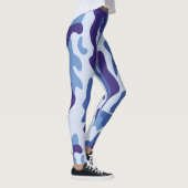Blue camouflage pattern leggings (Rechts)