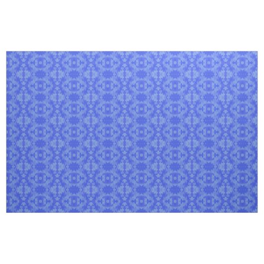 Blue Camouflage Pattern Stof (Yard (91,4 cm))