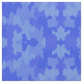 Blue Camouflage Pattern Stof (Close Up)