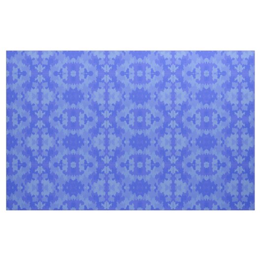 Blue Camouflage Pattern Stof (Fat Quarter)