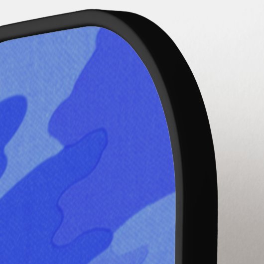 Blue Camouflage Pickleball Paddle (Links Detail)