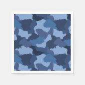 Blue Camouflage Servet (Voorkant)
