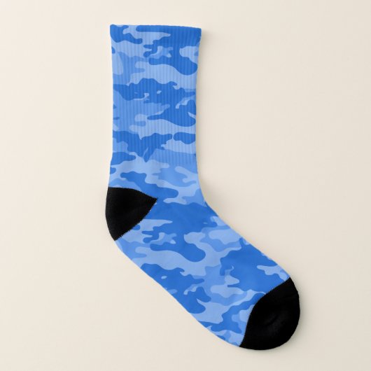 Blue Camouflage Sokken (Rechts - buiten)