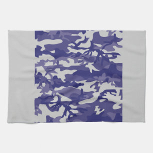 Blue Camouflage Theedoek