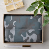 Blue Camouflage Tissuepapier (Geschenk)