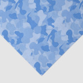 Blue Camouflage Tissuepapier (Detail)