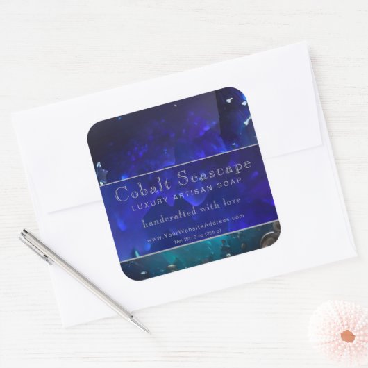 Blue Candle Artisan Soap Hot Sauce Product Label (Envelop)