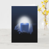 Blue Candle Magic Get Well Kaart (Gele Bloem)