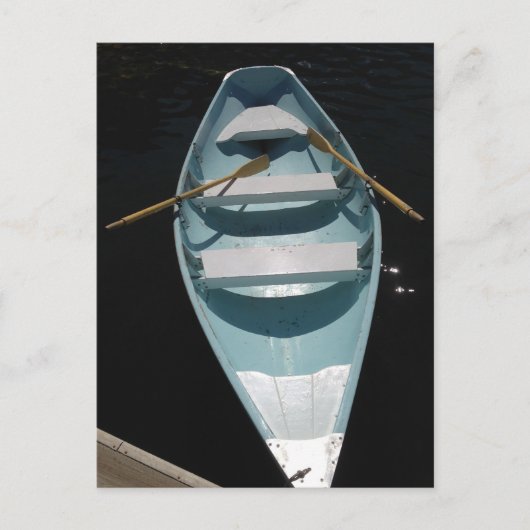 Blue Canoe Briefkaart (Voorkant)