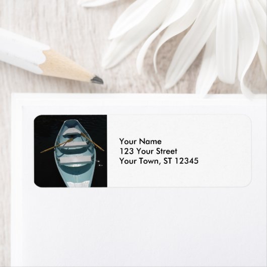 Blue Canoe Etiket (Insitu)