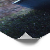 Blue Canoe herfst in New York fotografie Poster (Hoek)