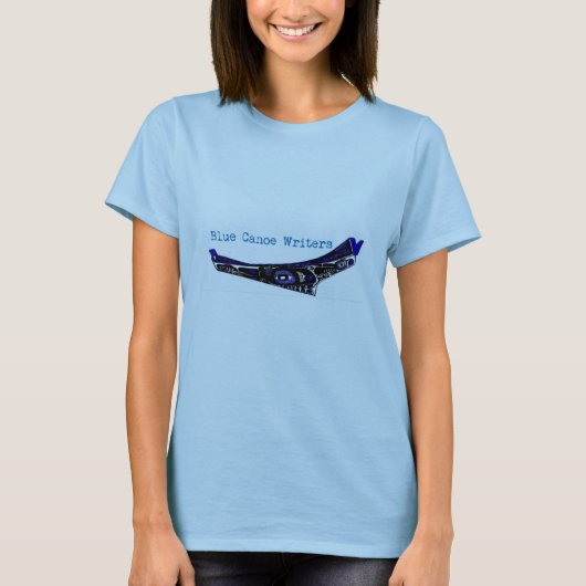Blue Canoe Writers T-Shirt (Voorkant)
