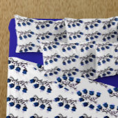 Blue Canterbury Bells op vine Flowers Kussensloop