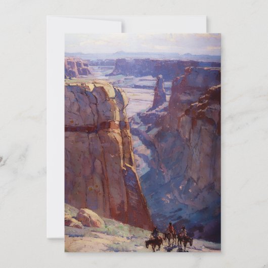 “Blue Canyon” door Edgar Payne Bedankkaart (Voorkant)