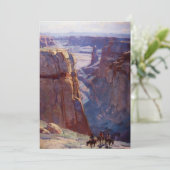 “Blue Canyon” door Edgar Payne Bedankkaart (Staand voorkant)