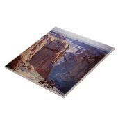 “Blue Canyon” door Edgar Payne Tegeltje (Zijkant)