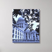 Blue Capitol Canvas Afdruk (Voorkant)