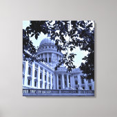 Blue Capitol Canvas Afdruk (Voorkant)