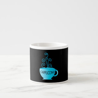 Blue Cappuccino Delight Espresso Kop