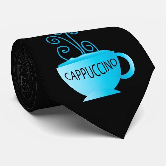 Blue Cappuccino Delight Stropdas (Opgerold)