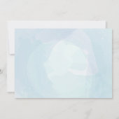 Blue Car-ballonnen drive door Baby shower Kaart (Achterkant)