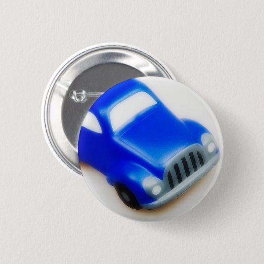 Blue Car Button (Voorkant /achterkant)