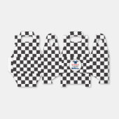 Blue Car Racing Birthday  Caja de regalo Bedankdoosjes (Uitgevouwen)