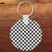 Blue Car Racing Birthday Sleutelhanger (Achterkant)