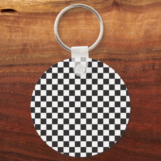 Blue Car Racing Birthday Sleutelhanger (Achterkant)