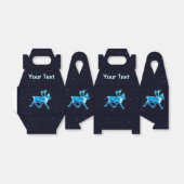 Blue Cariou Bedankdoosjes (Uitgevouwen)