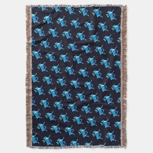 Blue Cariou Deken (Voorkant Verticaal)