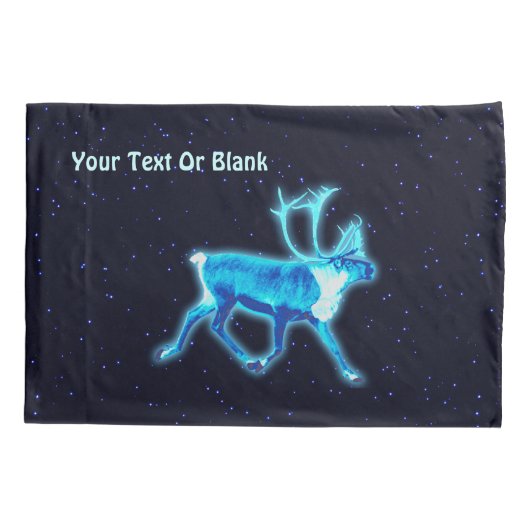 Blue Cariou Kussensloop (Achterkant)