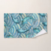 Blue Carp Koi Fish Pattern Bad Handdoek (Handdoek)