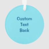 Blue cartoon auto ornament (achterkant)