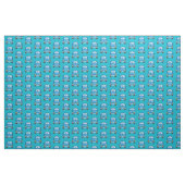 Blue Cartoon Car Pattern Stof (Yard (91,4 cm))