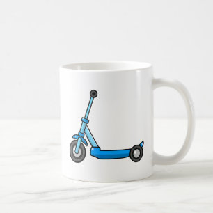 Blue Cartoon Kick/Push Scooter Koffiemok