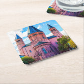 Blue Castle, Blue Skies Kartonnen Onderzetters (Schuin)