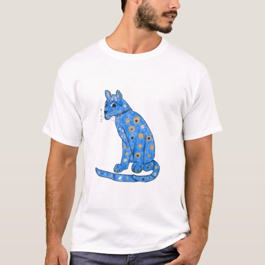 Blue Cat Abba's T-shirt (Voorkant)