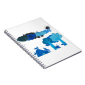 Blue Cat City Notitieboek (Rechterzijde)