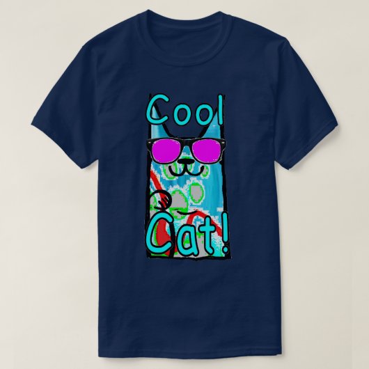 Blue Cat Cool 2022 T-shirt (Design voorkant)