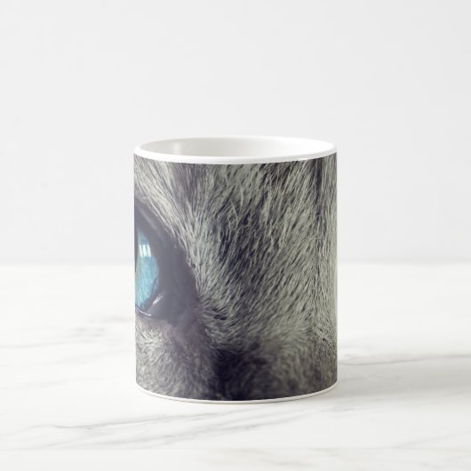 Blue Cat Eyes Coffee Mag Koffiemok (Center)