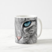 Blue Cat Eyes Coffee Mag Koffiemok (Voorkant rechts)